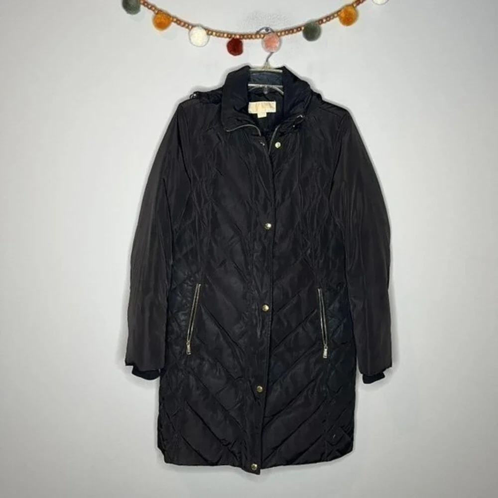 Michael Kors quilted down parka